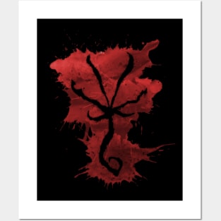 Bloodborne - Beast Rune (Negative) Posters and Art